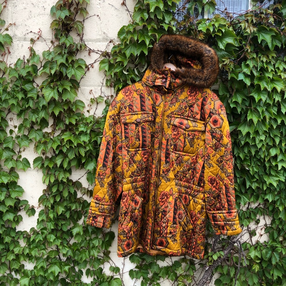 Vintage Mondi Silk Parka